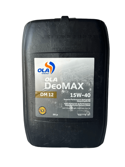 Lubrifiants tunisie, OLA Energy, huile moteur, DeoMax DM12 15W-40 (20L)